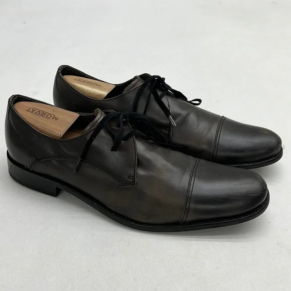 John Varvatos Cap Toe Oxford Dress Shoes Brown Men\'s 10 John Varvatos | Shoes | John Varvatos Mens Brown Leather Cap  main image 3